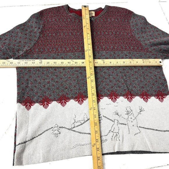 Vintage Woolrich  Cotton Winter Pullover Sweater Large - Picture 13 of 14